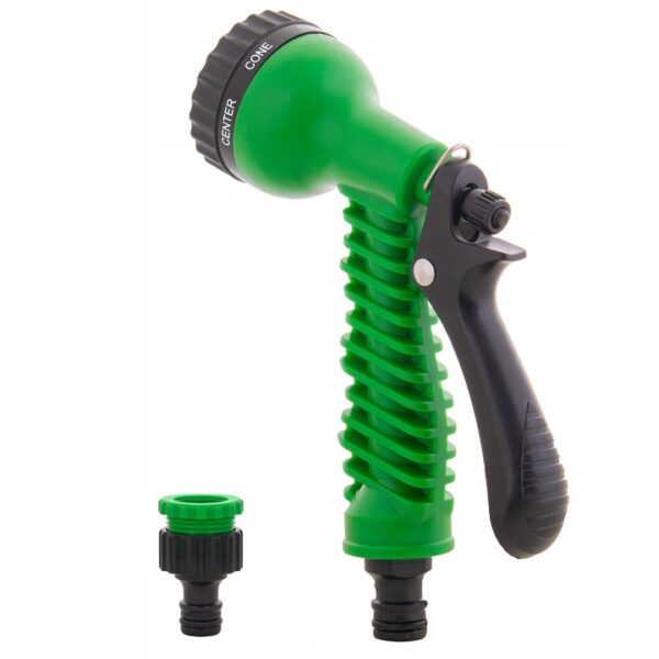 Furtun extensibil pentru udat gradina, cu pistol stropire, 15-45 metri, verde - Image 5