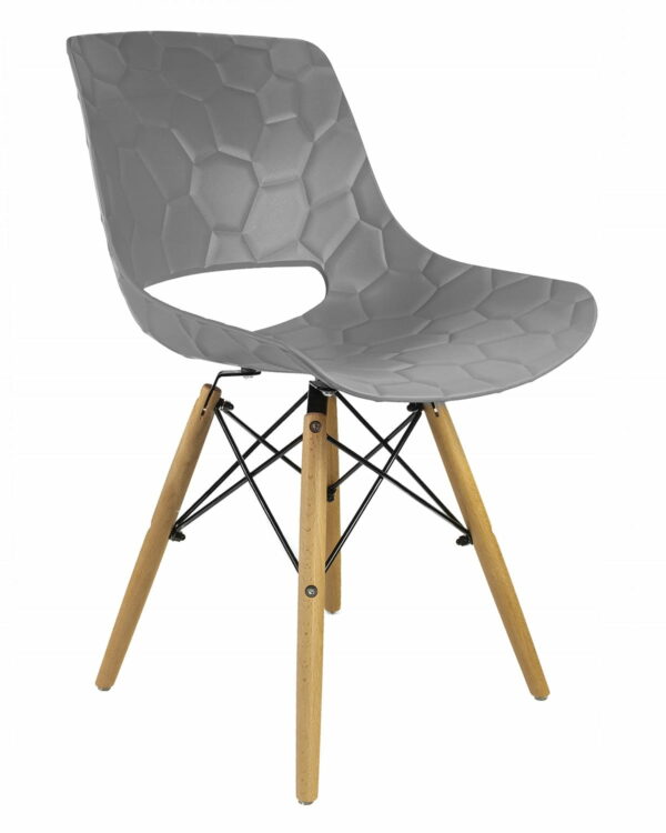 (DL) Scaun dining Lars pentru bucatarie, 40x45x78cm, gri - Image 6