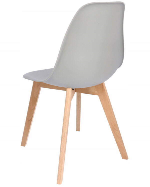 (DL) Scaun dining Ada pentru bucatarie, 40x46x82cm, gri - Image 7