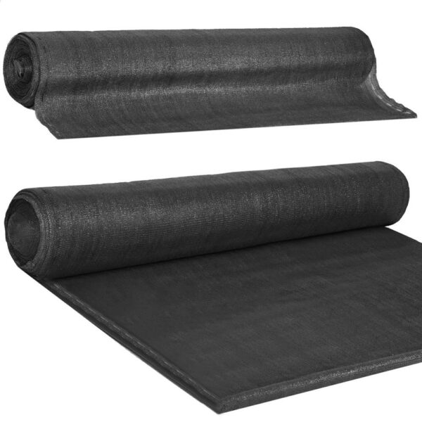 Plasa umbrire si intimitate pentru gard, 1.5m latime, 25m lungime, 185g densitate, gri - Image 7