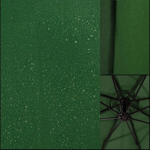 Umbrela terasa gradina, cu manivela, diametru 400cm, Verde - Image 8