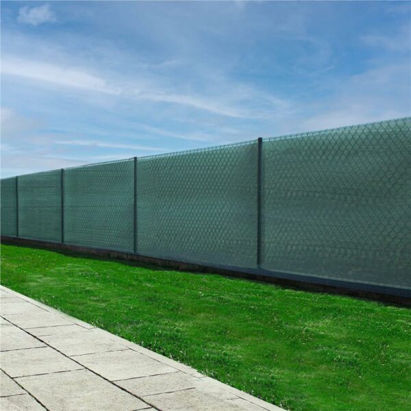 Plasa umbrire si intimitate pentru gard, 1.2m latime, 25m lungime, 140g densitate, verde - Image 8