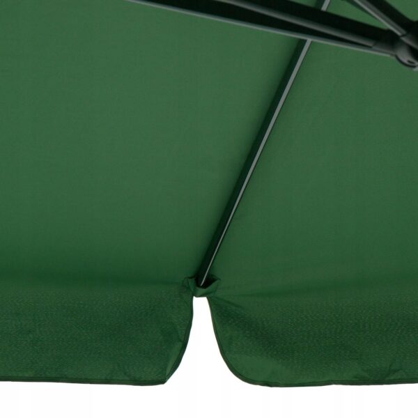 Umbrela terasa gradina, cu manivela, diametru 400cm, Verde - Image 9