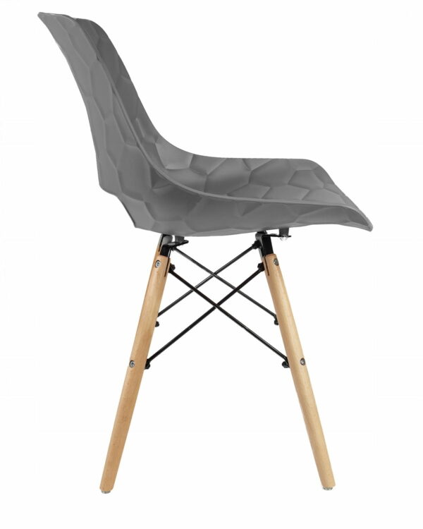 (DL) Scaun dining Lars pentru bucatarie, 40x45x78cm, gri - Image 8