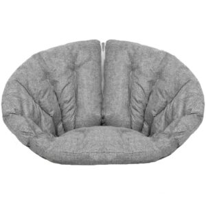 Perna pentru leagane suspendate, cu fermoar, gri, 130x75cm