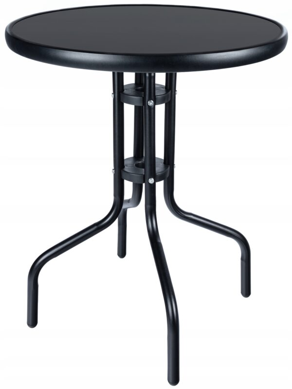 Set mobilier gradina Sersimo Oneiro, 2 scaune pliabile, 1 masa, negru - Image 11