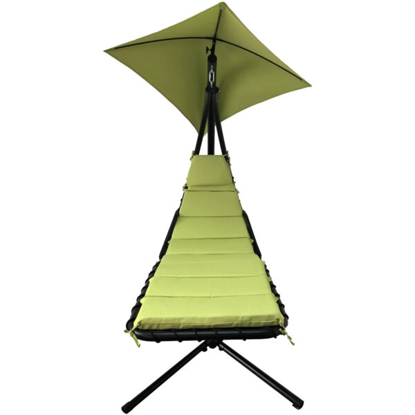 Leagan balansoar pentru gradina sau balcon, Bora Bora, 190x100x220 cm, verde - Image 3