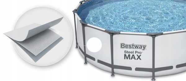 Piscina cadru metalic Bestway, 366x100cm, 9.150 litri, cu pompa de filtrare si scara - Image 3