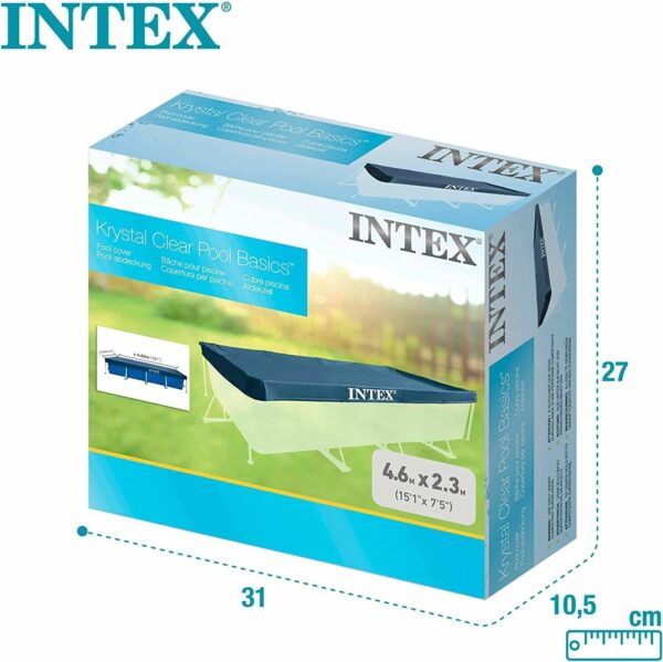 Prelata Intex pentru piscina cu cadru metalic, 450x220cm - Image 3
