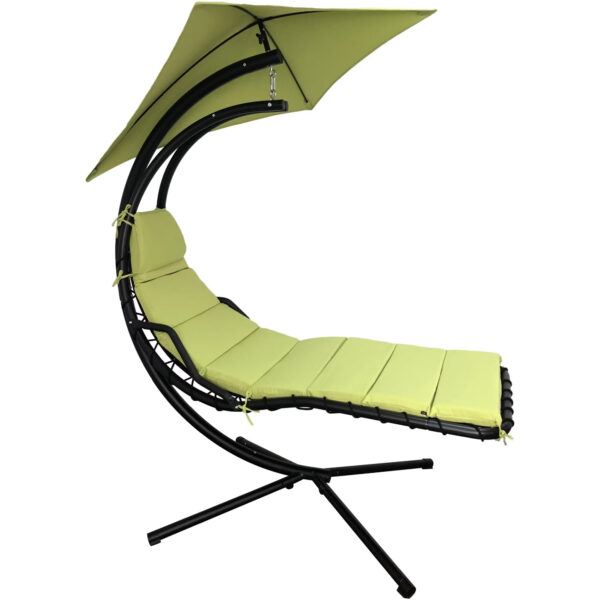 Leagan balansoar pentru gradina sau balcon, Bora Bora, 190x100x220 cm, verde - Image 4