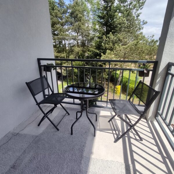 Set mobilier gradina Sersimo Oneiro, 2 scaune pliabile, 1 masa, negru - Image 5