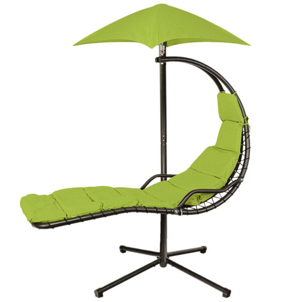Leagan balansoar pentru gradina sau balcon, Bora Bora, 190x100x220 cm, verde - Image 7