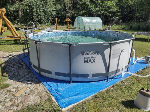 Piscina cadru metalic Bestway, 366x100cm, 9.150 litri, cu pompa de filtrare si scara - Image 11