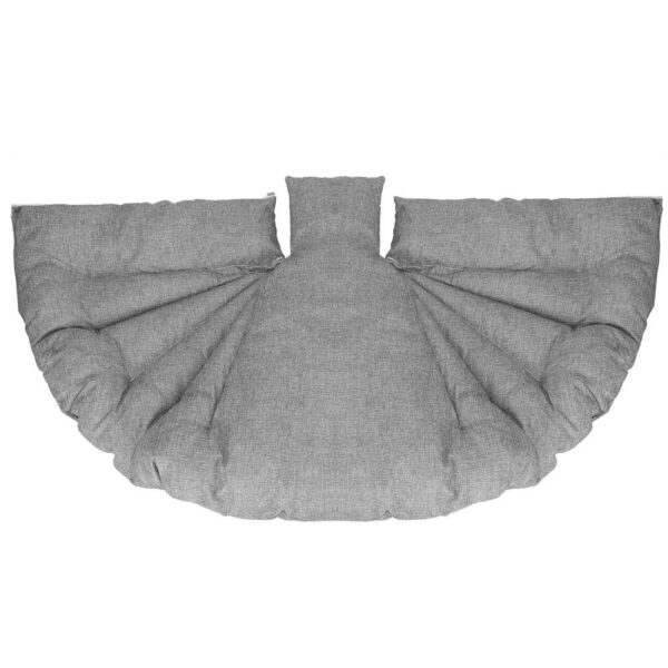 Perna pentru leagane suspendate, cu fermoar, gri, 130x75cm - Image 6