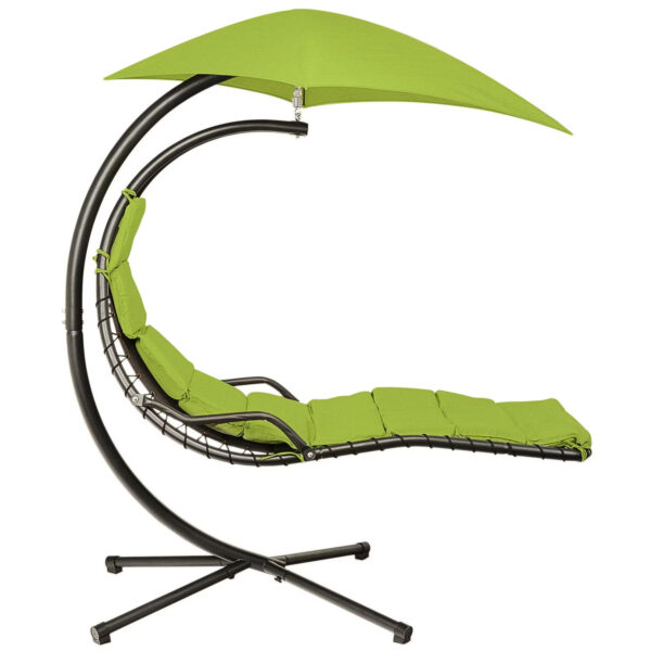 Leagan balansoar pentru gradina sau balcon, Bora Bora, 190x100x220 cm, verde - Image 8