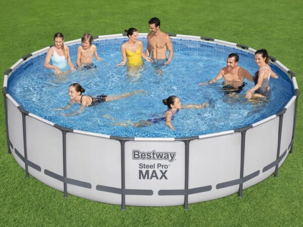 Piscina cadru metalic Bestway, 549x122cm, 23.000 litri, cu pompa de filtrare, scara si prelata - Image 7