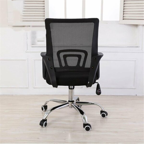Scaun de birou ergonomic, cu brate, tesatura mesh, 120kg, negru - Image 10