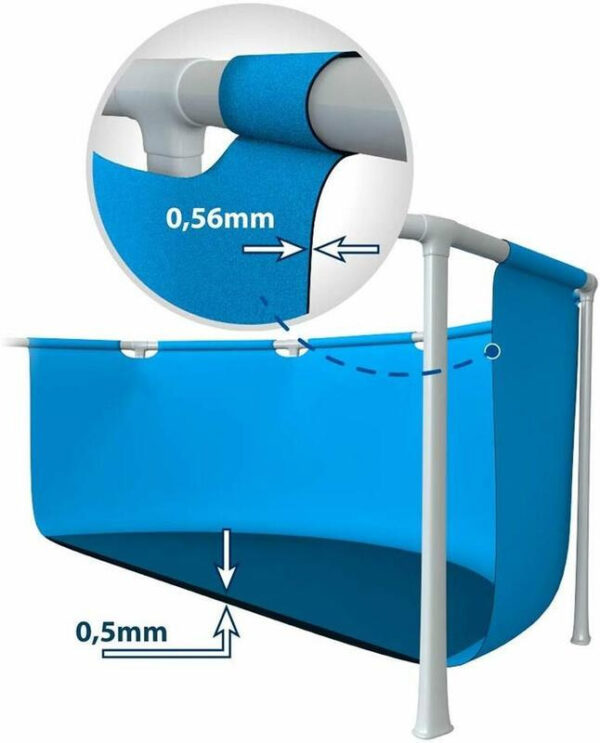 Piscina cadru metalic Intex, 450x220x84 cm, 7.100 litri - Image 5