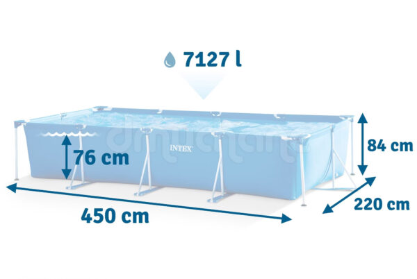 Piscina cadru metalic Intex, 450x220x84 cm, 7.100 litri - Image 7