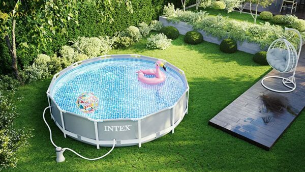 Piscina cadru metalic Intex Prisma Frame, 366x76 cm, 6.500 litri, cu pompa de filtrare - Image 7