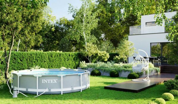 Piscina cadru metalic Intex Prisma Frame, 366x76 cm, 6.500 litri, cu pompa de filtrare - Image 8