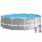 Piscina cadru metalic Intex Prisma Frame, 366x76 cm, 6.500 litri, cu pompa de filtrare