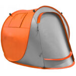 Sersimo strand és piknik sátor, UV védelem, 210x130x90 cm, szürke narancs