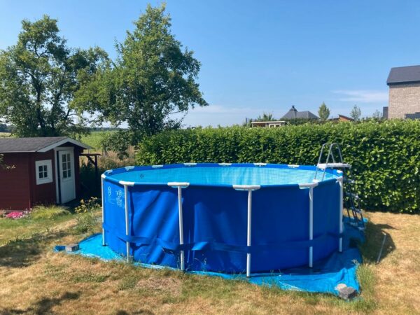Piscina cadru metalic Intex, 457x122cm, 17.000 litri, cu pompa de filtrare, scara, covor si prelata - Image 10