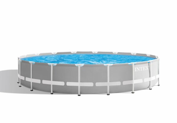 Piscina cadru metalic Intex Prism Frame, 547x122cm, 24.300 litri, cu pompa de filtrare, scara, covor si prelata - Image 6