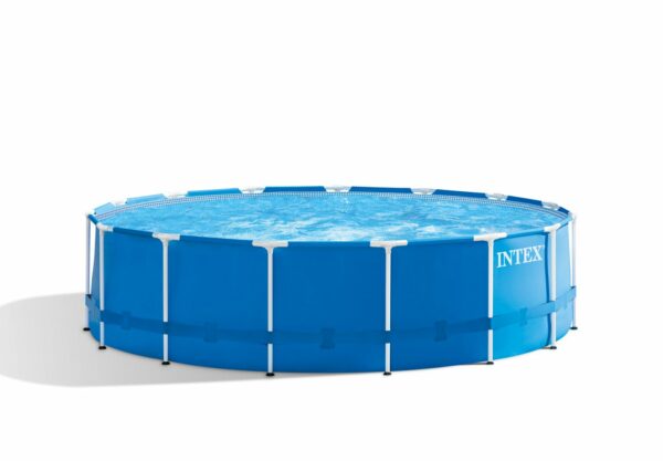Piscina cadru metalic Intex, 457x122cm, 17.000 litri, cu pompa de filtrare, scara, covor si prelata - Image 2