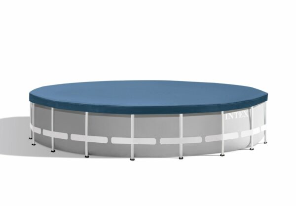 Piscina cadru metalic Intex Prism Frame, 547x122cm, 24.300 litri, cu pompa de filtrare, scara, covor si prelata - Image 11