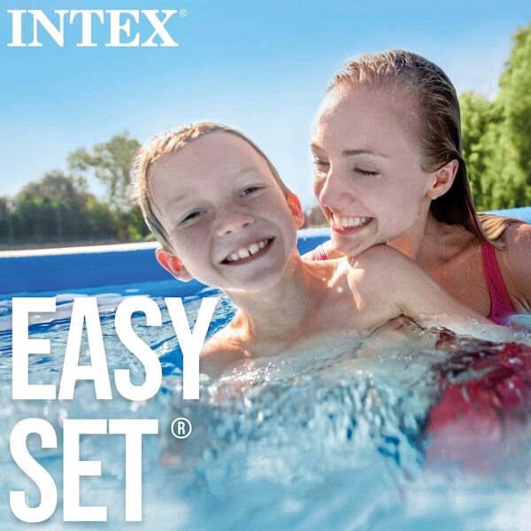Piscina gonflabila Intex, 306x76 cm, 3.900 litri, cu pompa de filtare, Easy Set 28122NP - Image 7