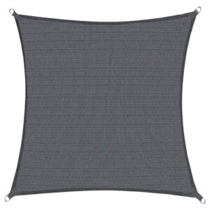 Copertina prelata de soare Sersimo SN162, patrata, impermeabila cu protectie UV, 3x3m, gri inchis