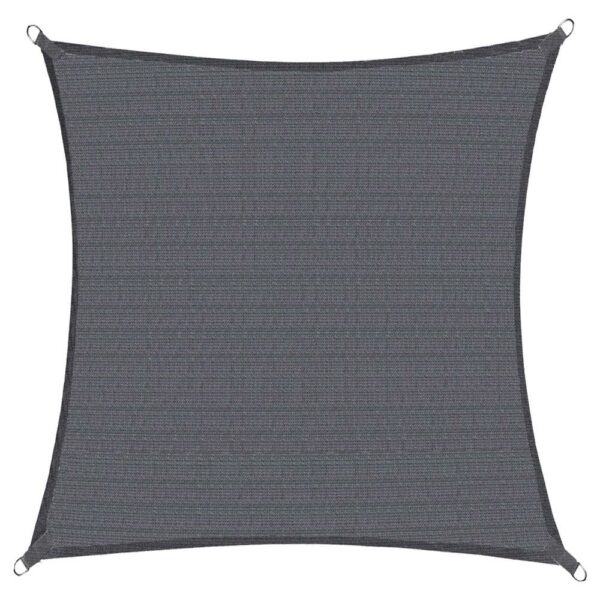 Copertina prelata de soare Sersimo SN162, patrata, impermeabila cu protectie UV, 3x3m, gri inchis