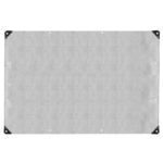 Laminált vízálló polietilén ponyva, 270g/m2, 5x8m, szürke