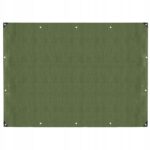 Vízálló, laminált polietilén ponyva, 120 g/m², 5x8 m, zöld