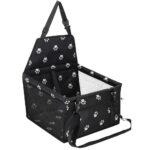 Autós táska kisállatok, kutyák és halak szállítására, fekete, 40x43x30cm