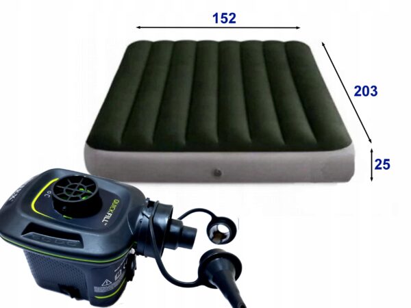 Intex Prestige Airbed Queen Dura-Beam matracpumpa mellékelve, 152x203x25cm - Image 2