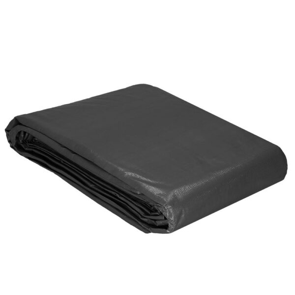 Prelata din polietilena impermeabila laminata, 210g/m2, 3x4m, negru - Image 3
