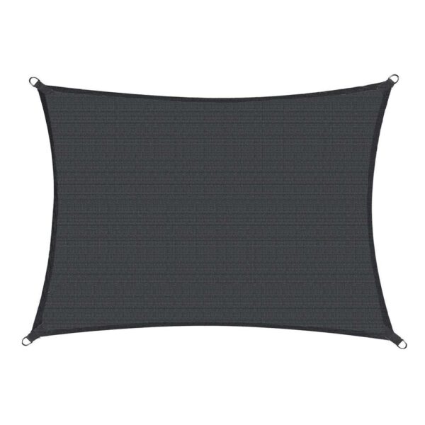 Copertina prelata de soare Sersimo SN165, dreptunghiulara, impermeabila cu protectie UV, 5x4m, gri inchis - Image 3