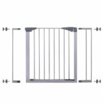 Poarta de siguranta Safety Gate pentru scari, ajustabila 100-105 cm, din otel, gri
