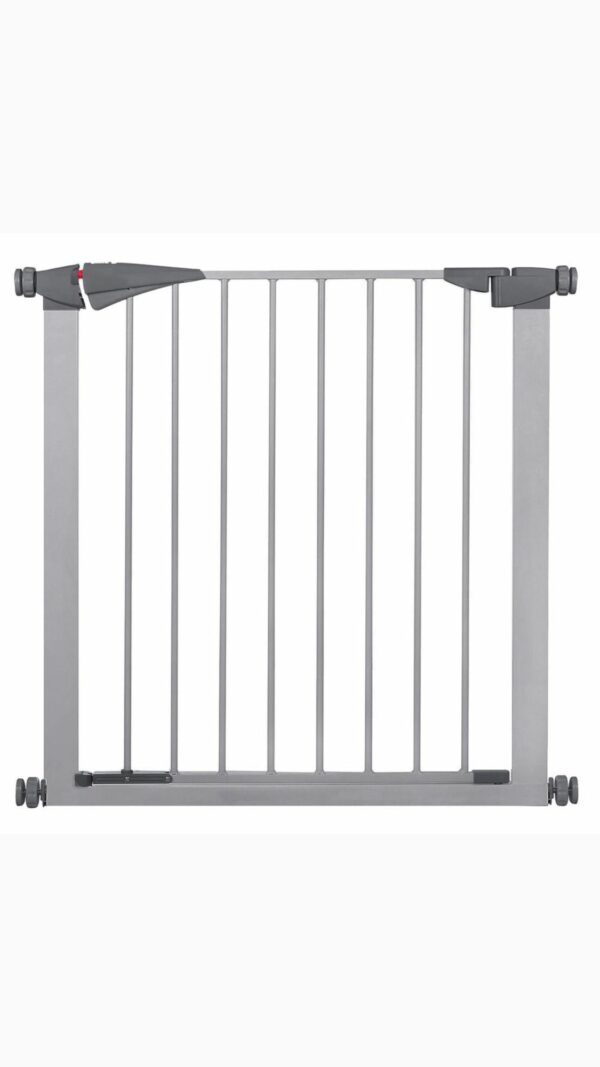 Poarta de siguranta Safety Gate pentru scari, ajustabila 100-105 cm, din otel, gri - Image 3