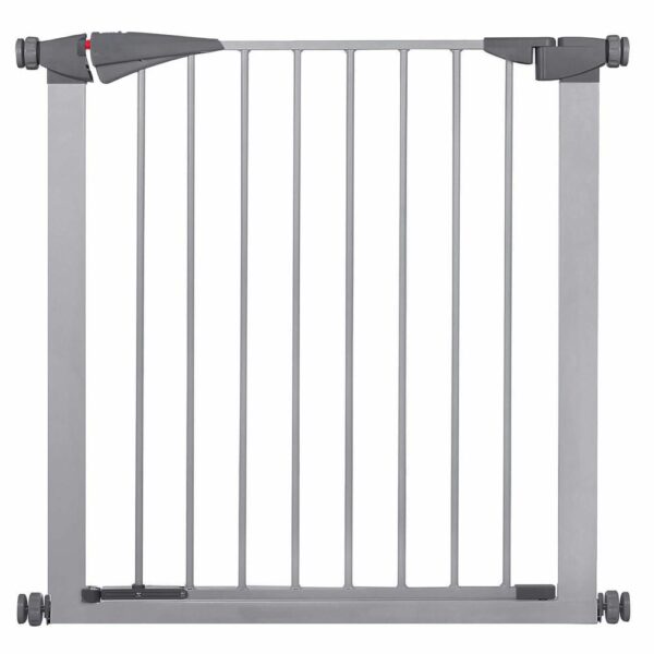 Poarta de siguranta Safety Gate pentru scari, ajustabila 114-119 cm, din otel, gri - Image 4