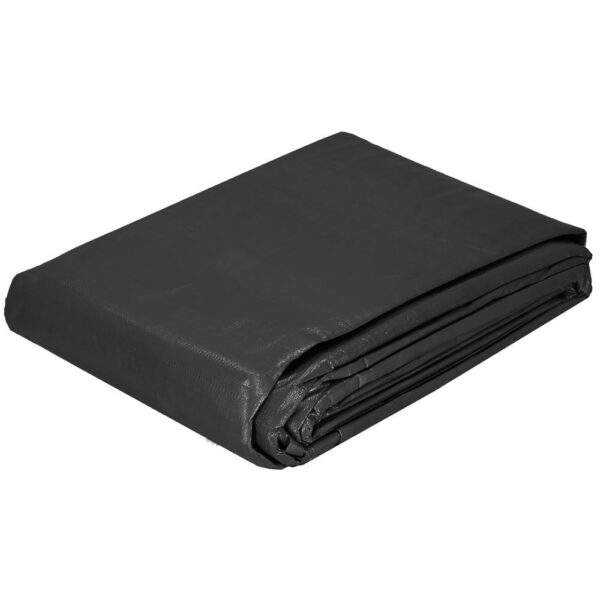 Prelata din polietilena impermeabila laminata, 210g/m2, 3x4m, negru - Image 6