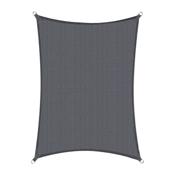 Copertina prelata de soare Sersimo SN163, dreptunghiulara, impermeabila cu protectie UV, 5x3m, gri inchis - Image 4