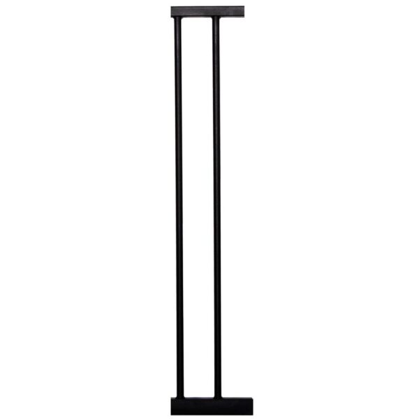 Poarta de siguranta Safety Gate pentru scari, ajustabila 117-124 cm, din otel si lemn, negru maro - Image 5
