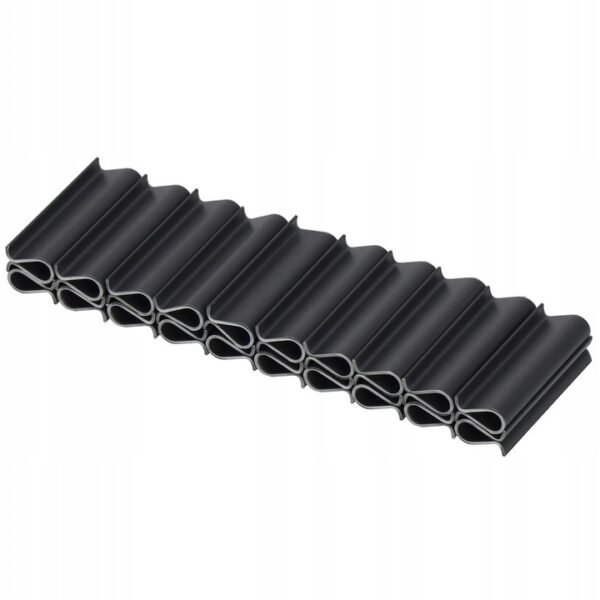 Kerítésbe fűzhető belátásgátló szalag, PVC, 35 x 0,05 m, antracitszürke - Image 5