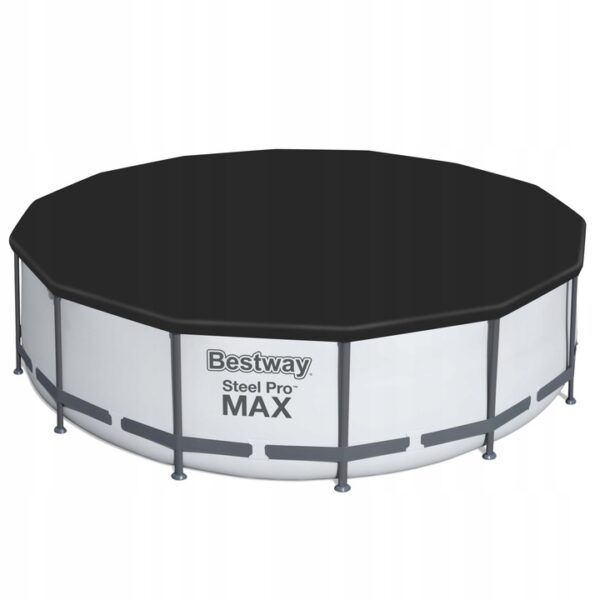 Piscina cadru metalic Bestway, 488x122cm, 19.500 litri, cu pompa de filtrare, scara si prelata - Image 7
