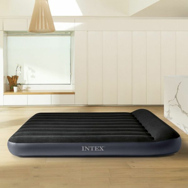 Saltea gonflabila Intex King Dura Beam, 203x183x25 cm, neagra - Image 5