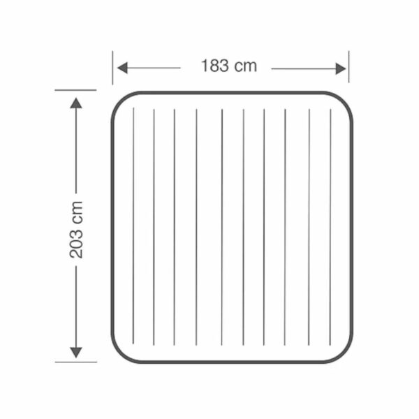 Intex King Dura Beam felfújható matrac, 203x183x25 cm - Image 8